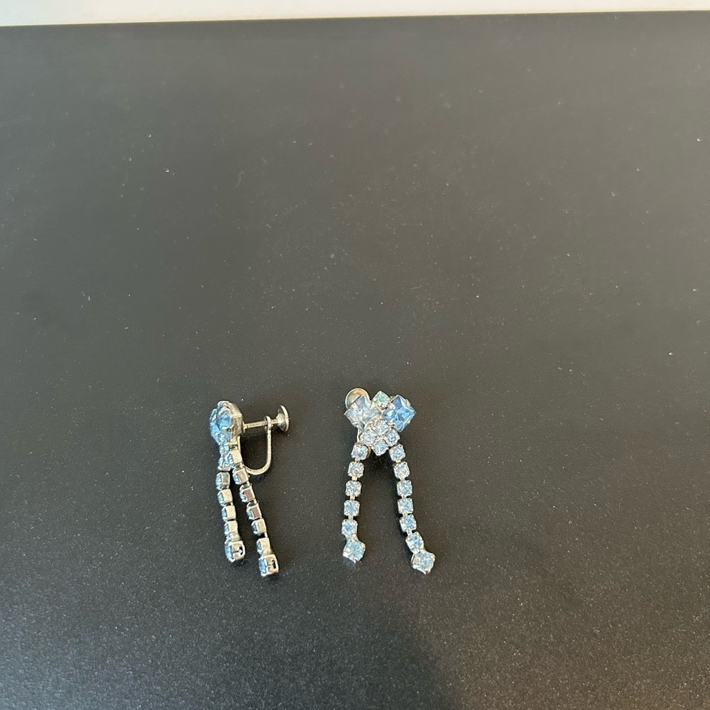 Vintage earrings clip on no piercing needed